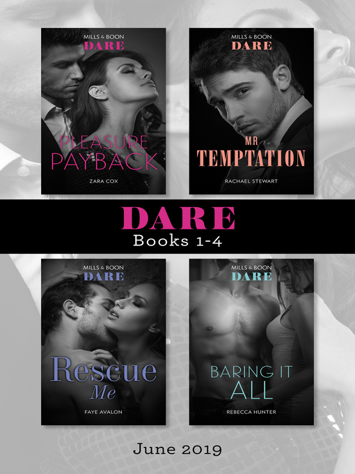 Title details for Dare Box Set June 2019/Pleasure Payback/Mr Temptation/Rescue Me/Baring It All by Rebecca Hunter - Available